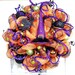 Halloween Wreath Witch Hat Mesh Wreath