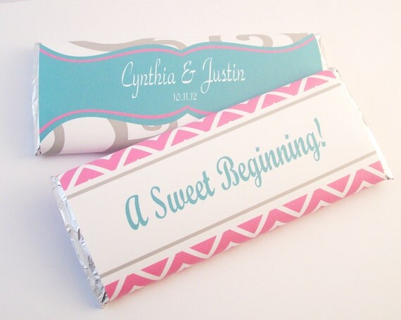 Candy Bar Wraps - Chocolate Bar - Hershey Bars - Labels Printable, Fully Personalized and Customized Il_570xn