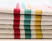 Vintage FRENCH linen kitchen cloth