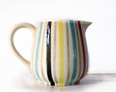 Lovely Vintage FRENCH HANDPAINTED Villeroy & Boch PITCHER  Shabby chic 1946