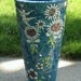 DANCING FLOWERS Mosaic Flower Pot - Mosaic Planter - Mosaic Table