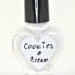 Cookies and Cream Black and White Nail Polish 5ml Mini Bottle