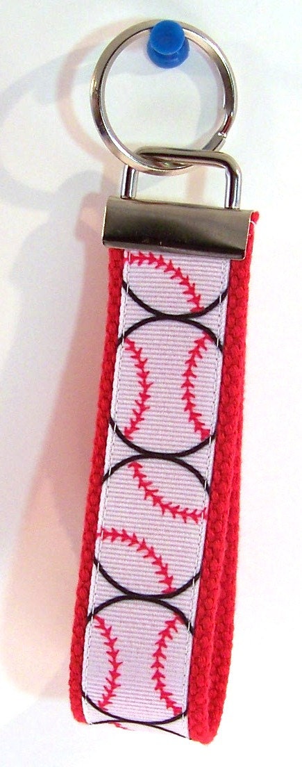 Baseballs, Key Fob, Key Chain, Wristlet
