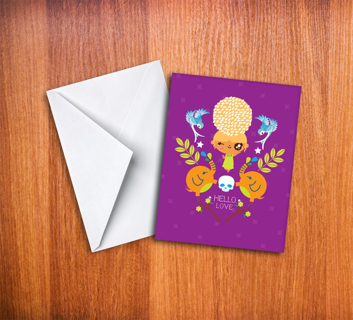 Hello Love Note Card