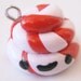 Christmas Holiday Peppermint Poop Handmade Polymer Clay Charm