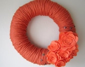 Yarn Wreath Handmade Felt Decoration-12 inch