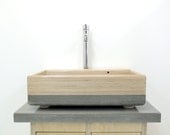 Concrete-Wood sink - WertWerke