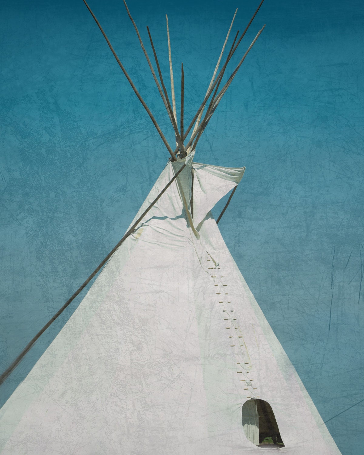 Tee Pee, On the Road 8 x 10 Photography