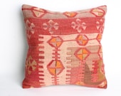 Yuner/Turks Handmade Kilim  Pillow Case,High Fashion Decorative Pillow - 16x16 inch