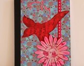 Bird Journal Notebook Altered Composition Book