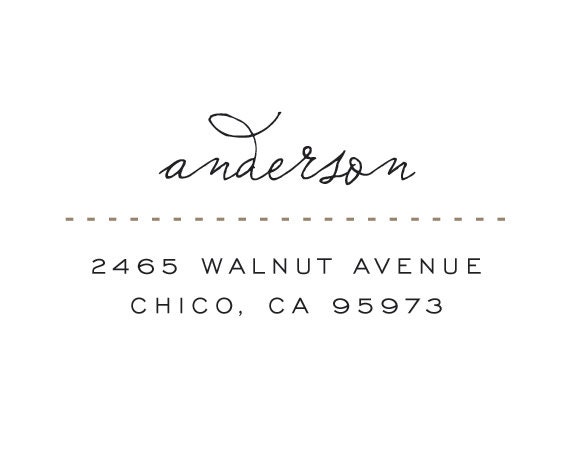 Custom Address Stamp, Wood handled Rubber Stamp, Calligraphy Stamp, Personalized Gift, Custom Address Rubber Stamp, Housewarming Gift
