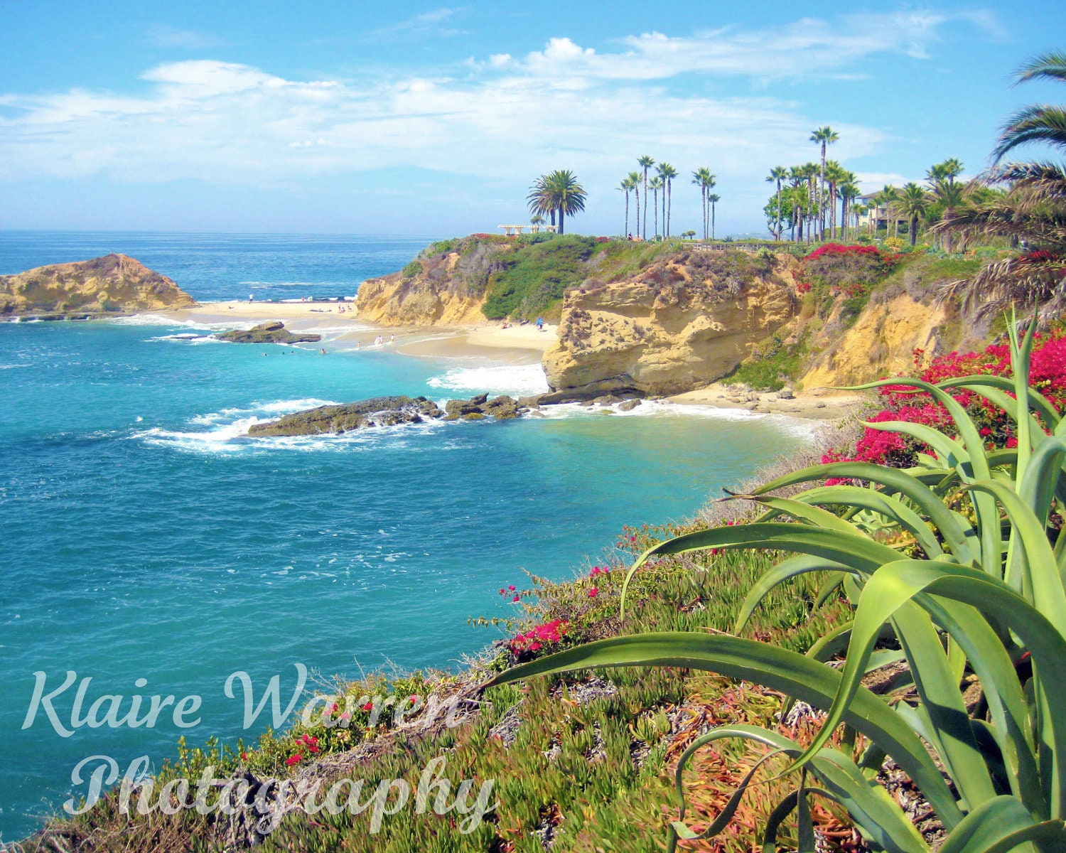 Goff Cove, Laguna Beach, California Photography Print By Klaire Warren 8X10 Matted 11X14 Inspirational Artwork for the Home