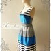 SALE TODAY--Amor Vintage Inspired- Chilling Princess- Pop Blue Shade Cotton Dress for Any Occasion-Fit S-M-