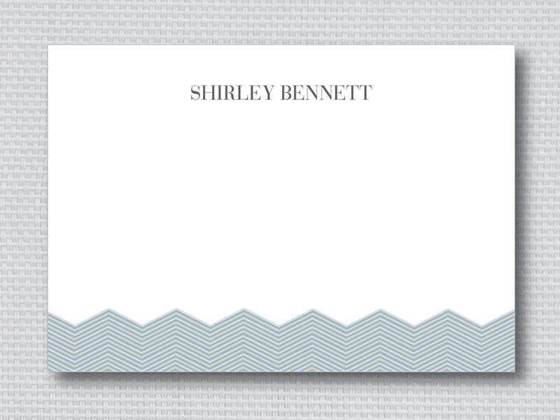 Custom Notecards with Lined Envelopes - Set of 10