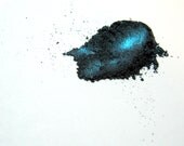 Mineral Eyeliner Shadow in HEMLOCK blackened teal shimmer eye liner peacock blue