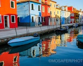 Fine Art Print 12x18 20x30 Photography Venice Burano Travel wall decor