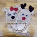 Rudolph and Clarisse Hat - Crochet Pattern 28 - us and uk Terms -  Beanie and Earflap - Newborn to Adult - INSTANT DOWNLOAD