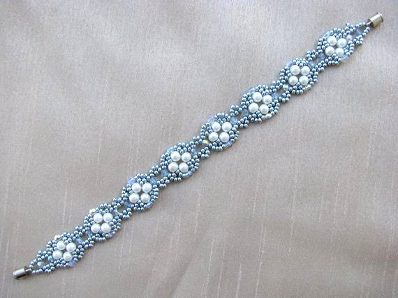 Ice Queen beaded Bracelet