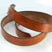 Vintage BROWN LEATHER Belt, Leather Belt, Fireman Service Belt, Man Belt For Husband, Vintage Belt, Made in USA