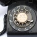 Vintage Rotary Dial Phone, Black Rotary Desk Phone, Vintage Mid century Phone, Retro Phone, Back To School, Black