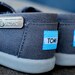 Ash Grey TINY Mustache TOMS
