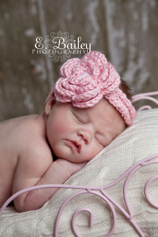 Crochet Headband Flower