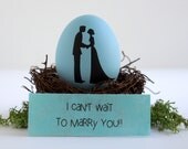 I Cant Wait To Marry You. Wedding Day Gift for Husband. Bride Gift From Groom.