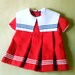 Adorable Wonderland Vintage Sailor Dress Toddler 2t Red White Blue