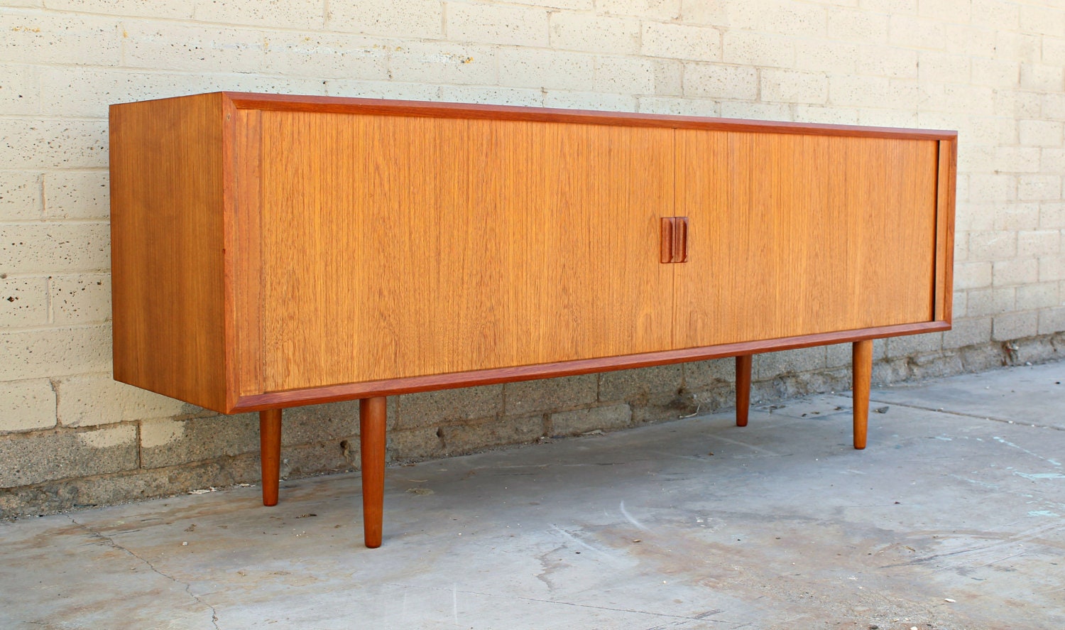 Stunning Mid Century Danish Teak Credenza by Svend Larsen for Faarup