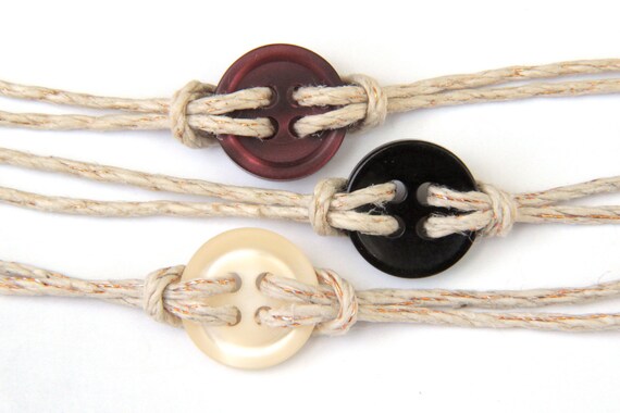 Button Bracelets--Romantics Mix