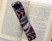 Blue Floral Bookmark, Fabric Bookmark, Anna Maria Horner