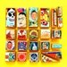 Frida Kahlo Mexican Vintage Wooden Art Blocks Instant Collection