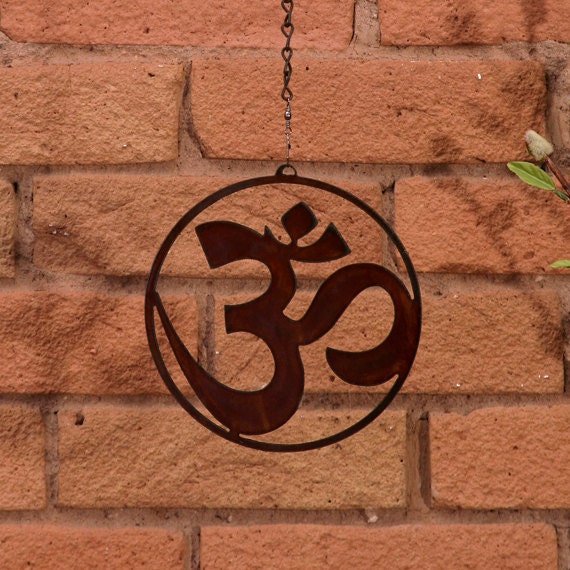 Om Symbol Garden Wind chain spinner