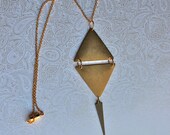 Geometric Triangle Necklace, Hellraiser-esque
