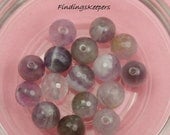 16 - 8 mm Amethyst Faceted  Round Beads gs051