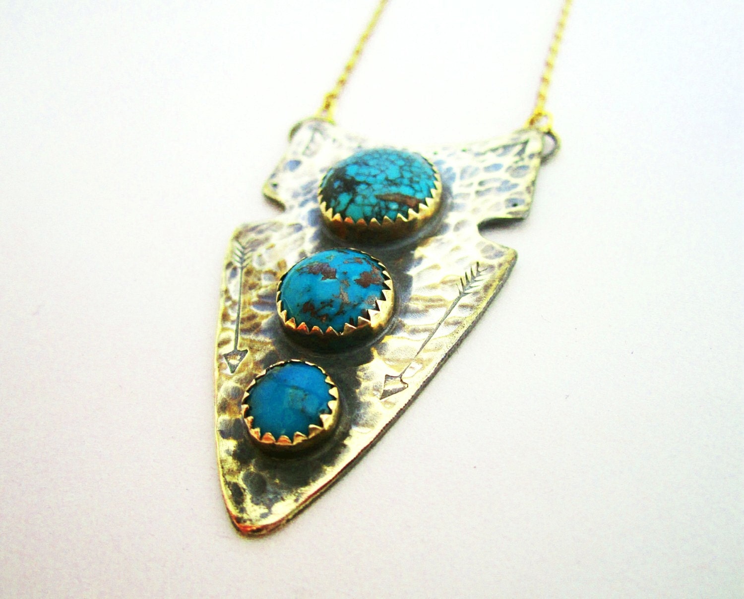 SALE I the Warrior Arrowhead Necklace