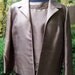 Reserved for Shannon 1960s Shantung Mocha Brown Jacket & Beaded Trim Shell