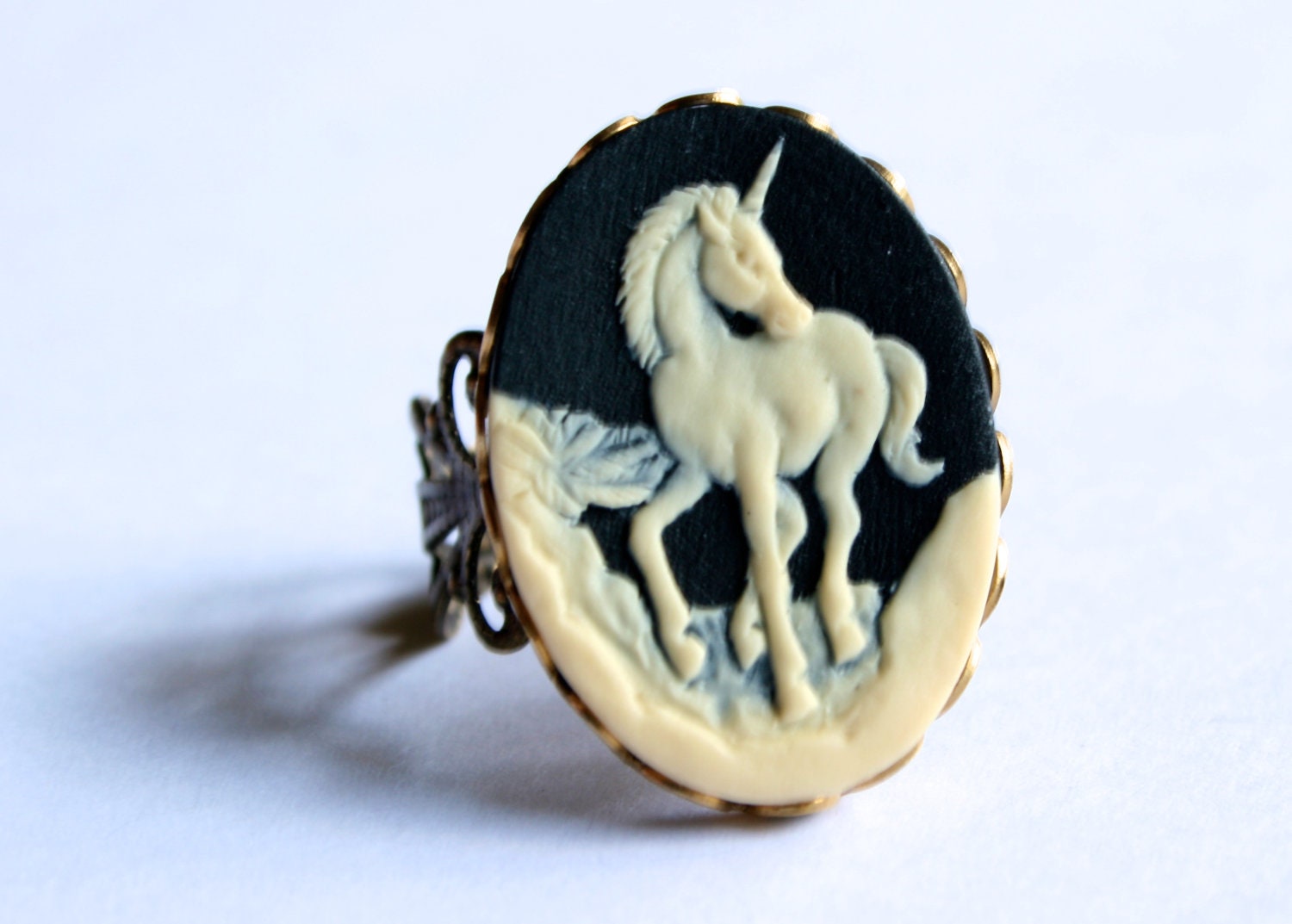 Victorian Unicorn Ring