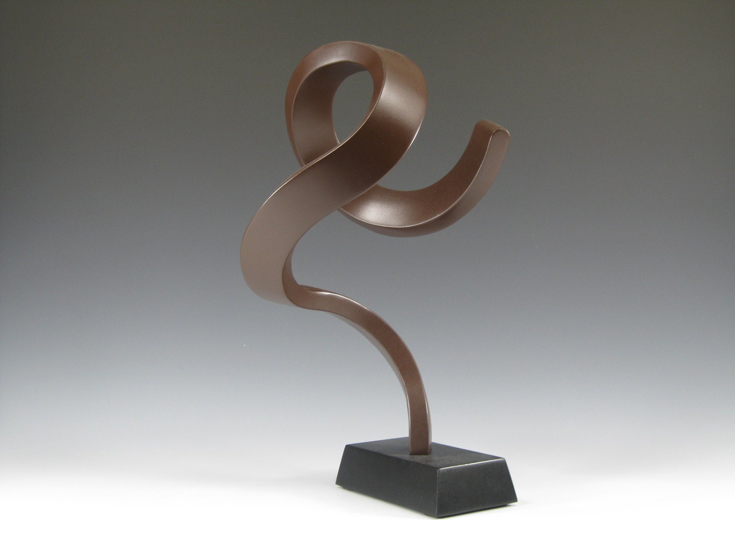 Modern Wood Abstract Sculpture titled  Chocolot