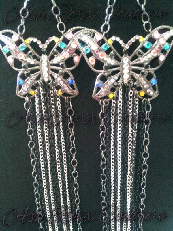 Butterfly Chandelier Earrings