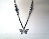 Shiny Butterfly Necklace