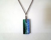 Striped Glass Necklace