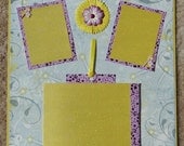 Wands Up 12 x 12" Premade Scrapbook Page