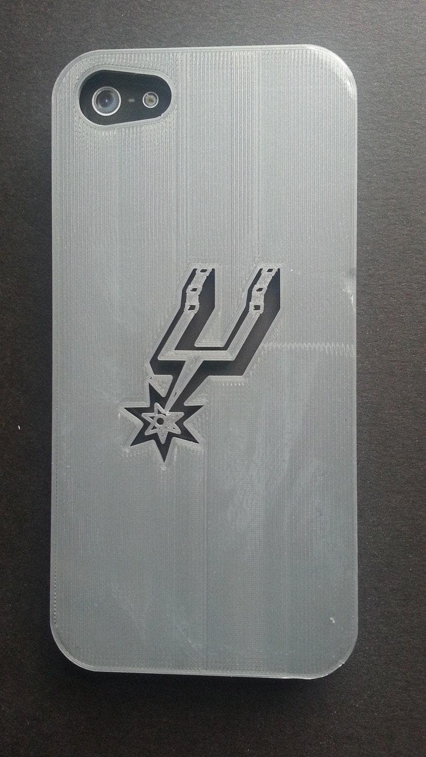 Silver San Antonio Spurs iphone 4S and iPhone 5 case