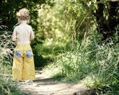 Wee Trousers / Linen Blend  / Little Boys  or Girls / Mustard Yellow  / 6-12 months or 12-18 months / Ready to Ship