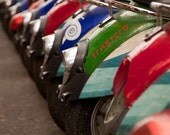 Scooter Photo, 1960s, Vespa, London photo - On Your Marks - 8x8 fine art photograph