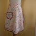 Cute Pink, Purple, and Turquoise Floral half apron