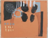 Lovers' night (original painting on paper)