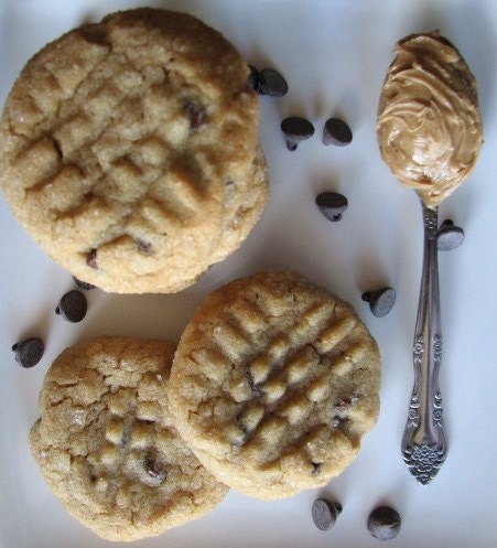 Double Peanut Butter Chocolate Chip Cookies 1 Dozen