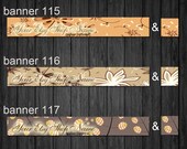Etsy Shop Banners - Banner and Avatar -  Made to Order